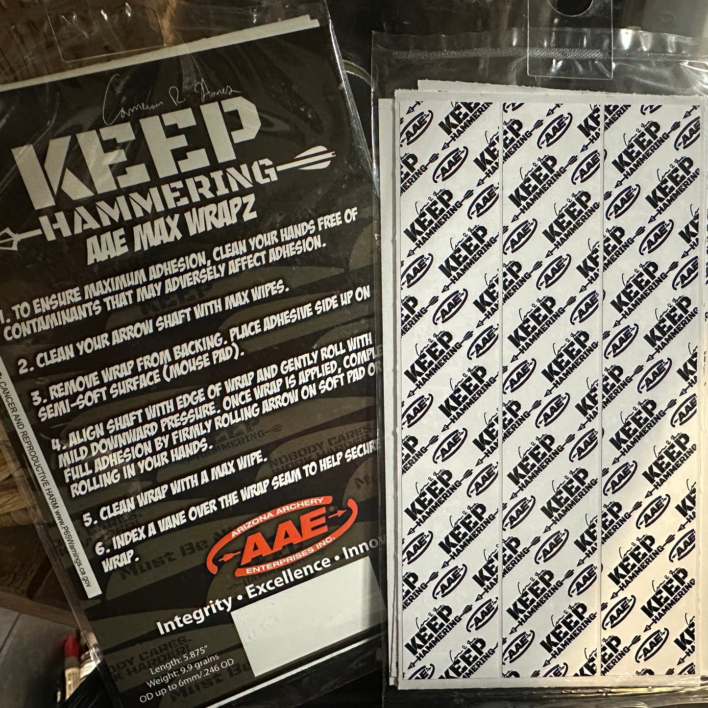 AAE Keep Hammering Wraps