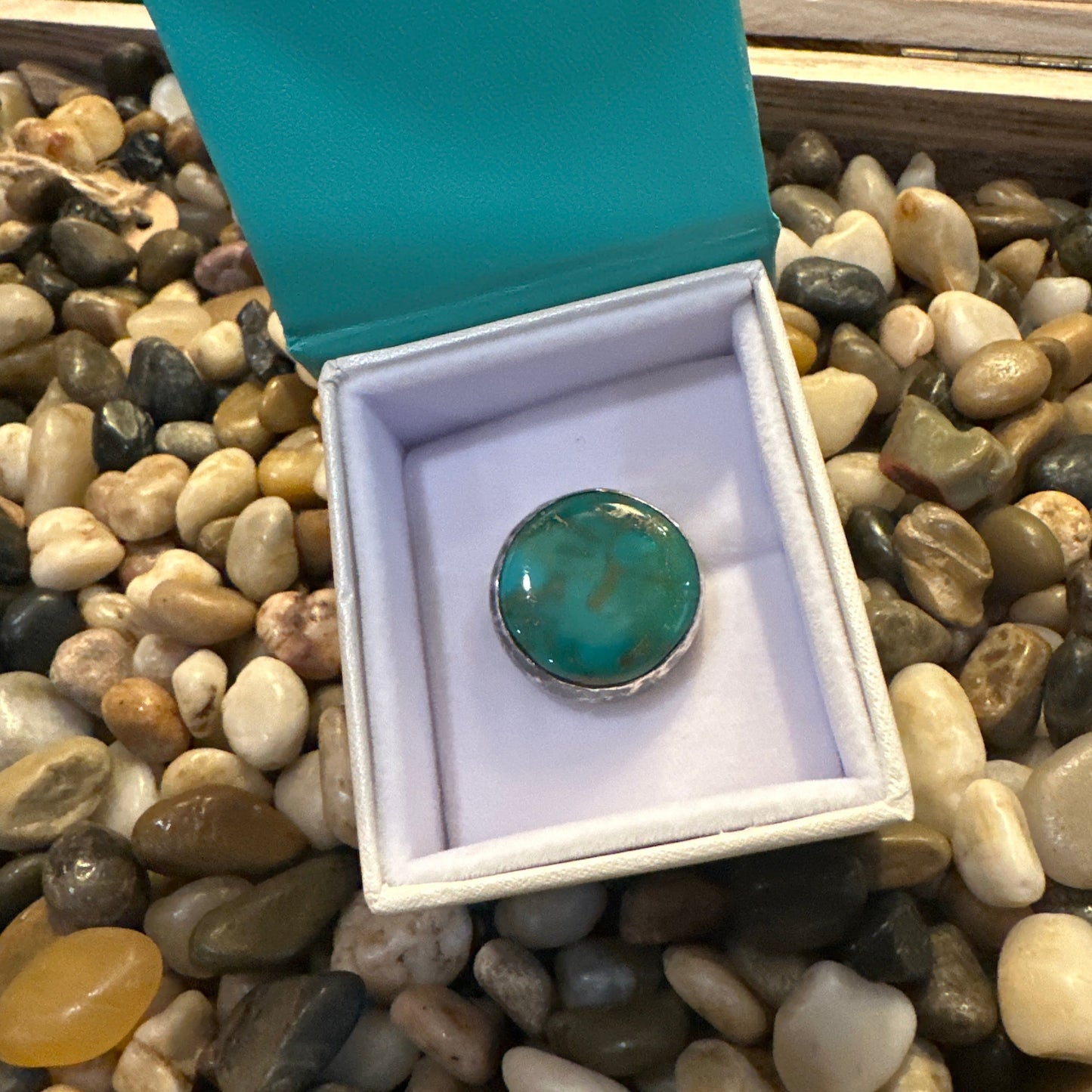 GTMW Stone Mtn Turquoise Ring Size 6