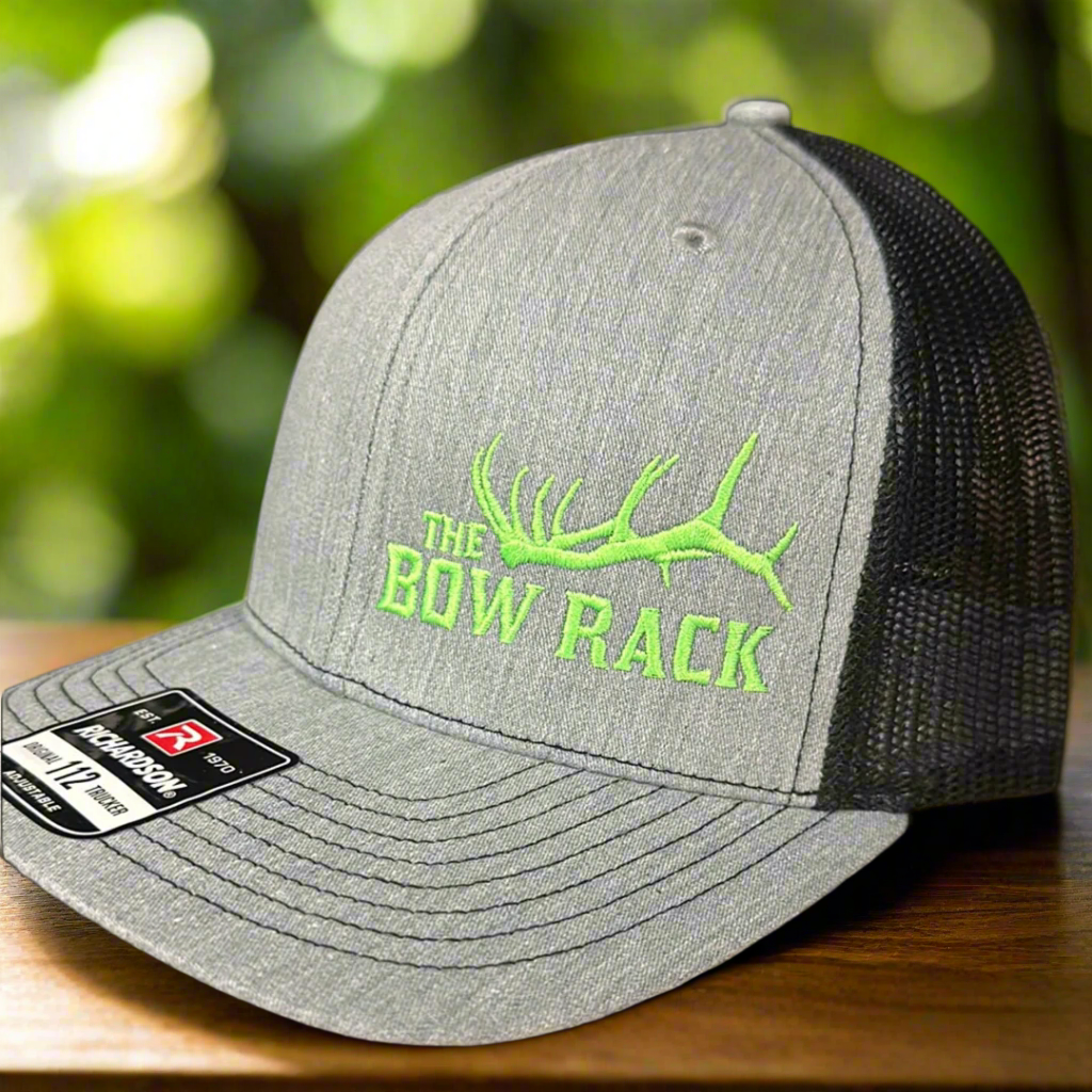 Neon Green/Heather grey hat