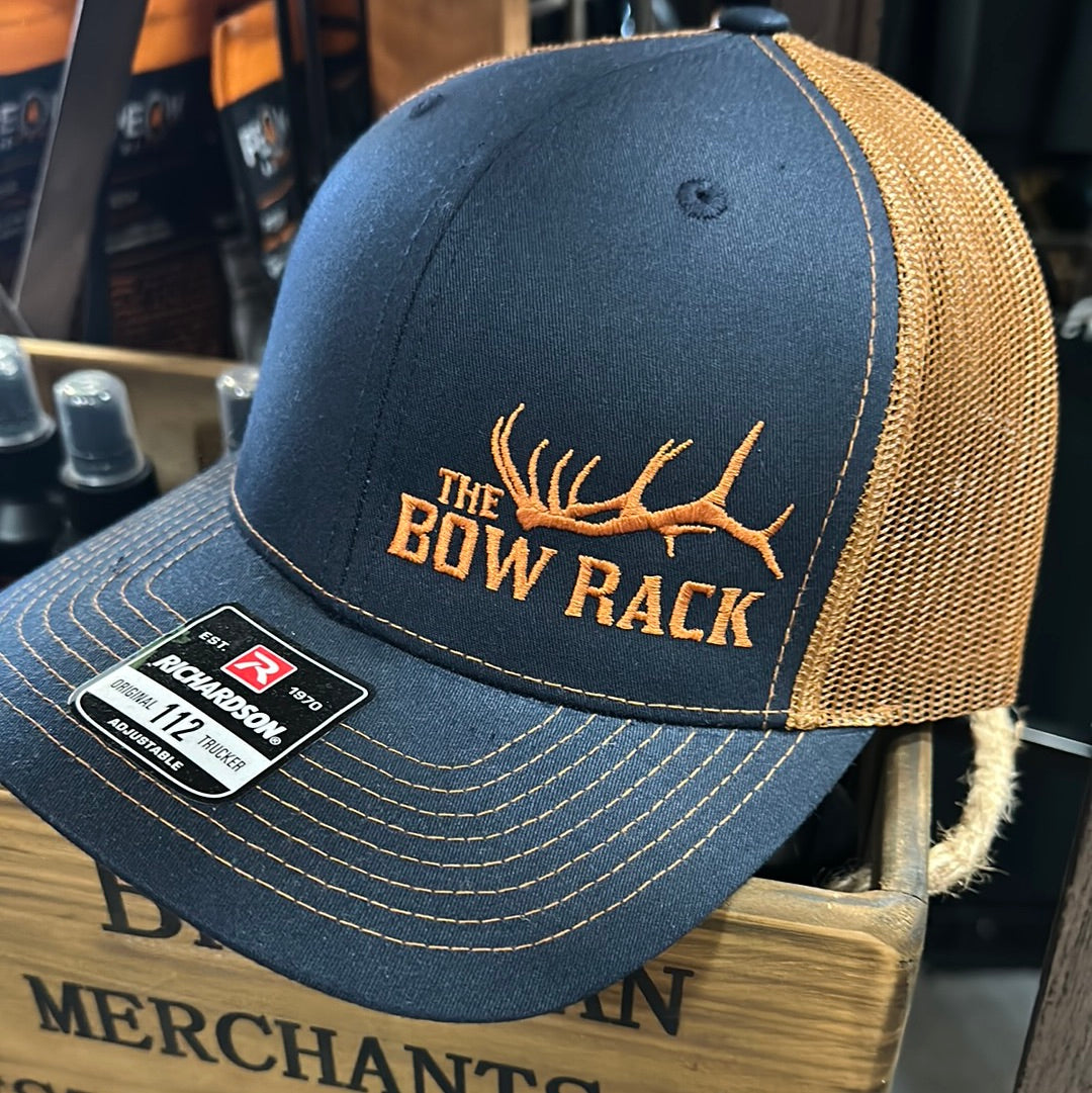 Navy/Bronze Bow Rack Hat