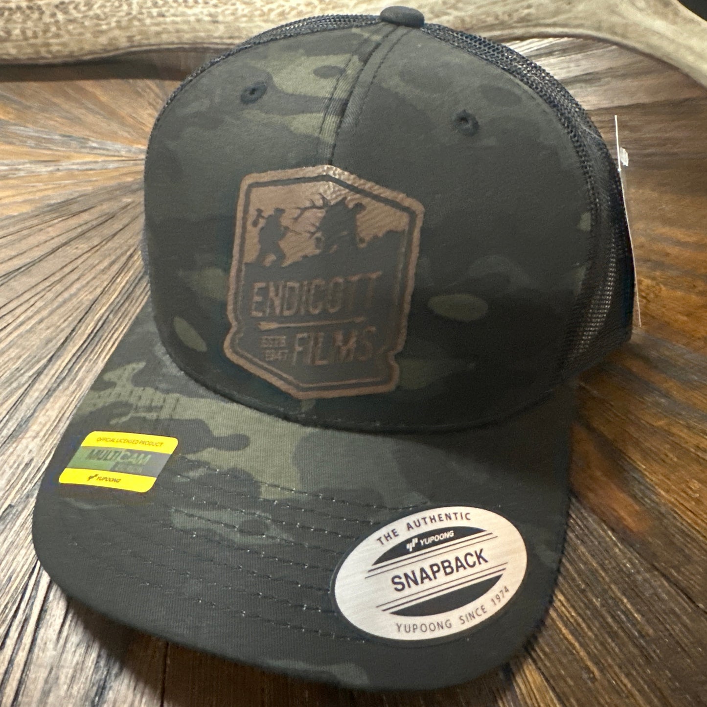 Endicott Films Black Multi Cam Hat