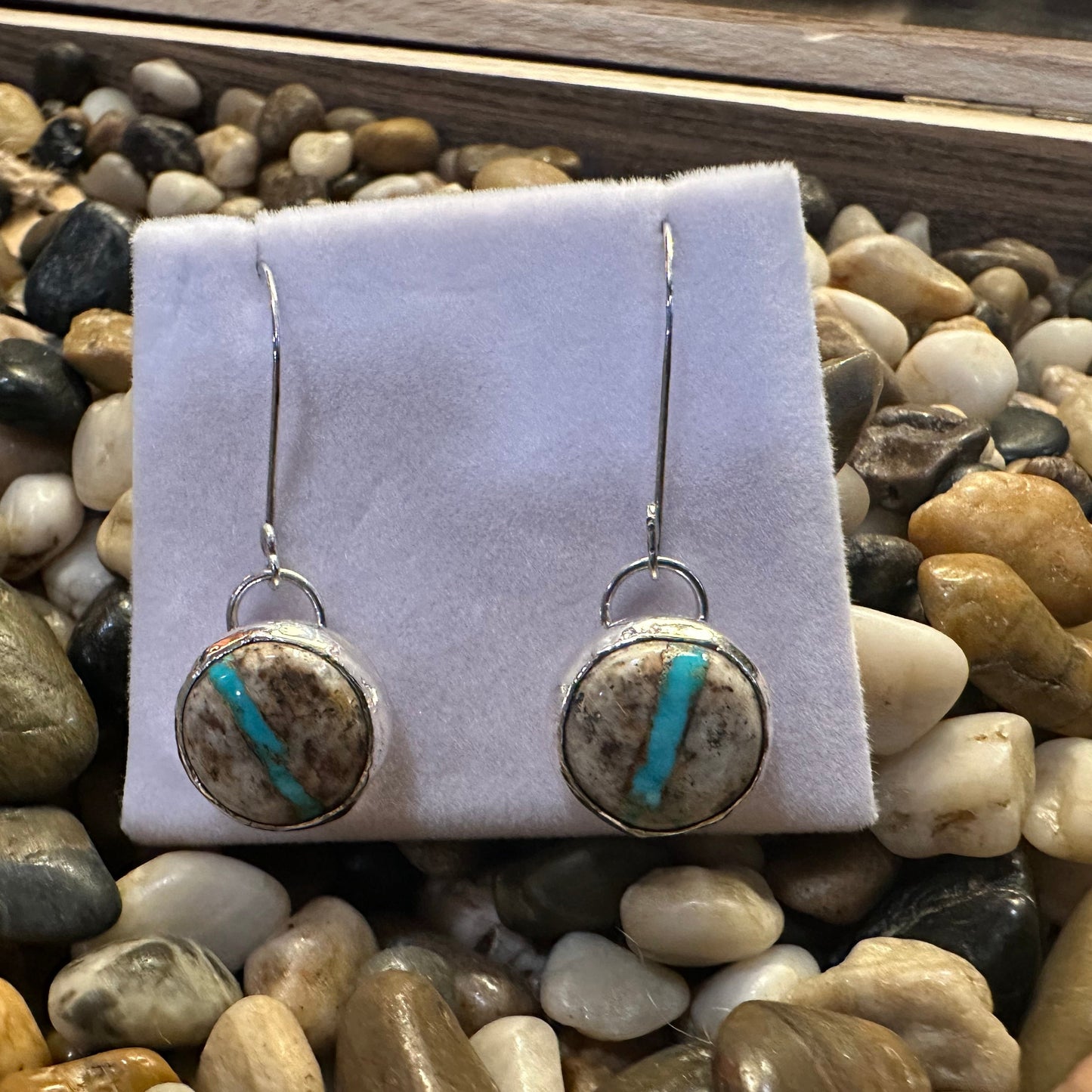 GTMW Stone Mtn Turquoise Earings