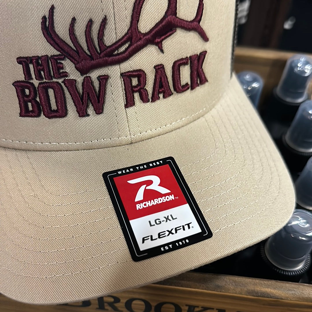 Fitted L/XL Coffee Bow Rack Hat