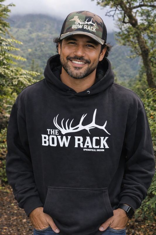 Bow Rack Black Hoodie