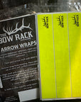 AAE Bow Rack Arrow Wraps Yellow