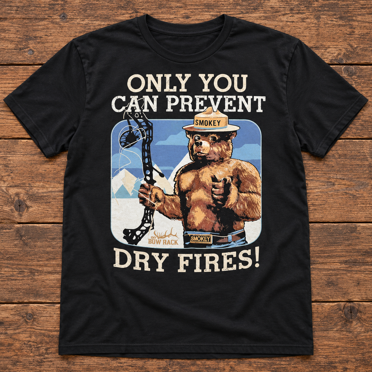 Smokey Dry Fire Shirt Black