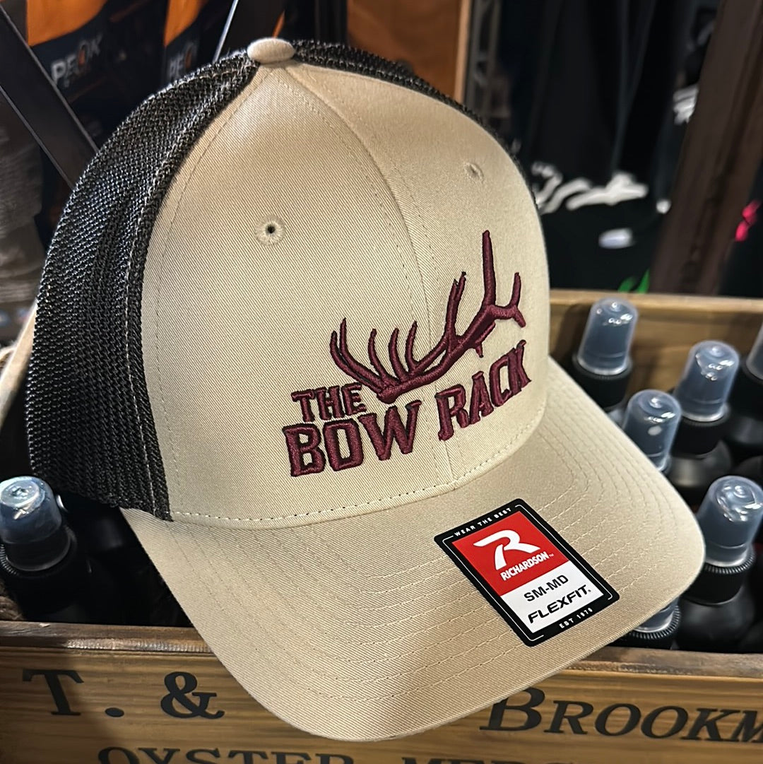 Fitted S/M Coffee Bow Rack Hat