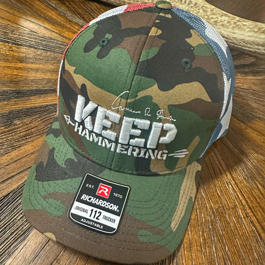 Keep Hammering Patriot Hat