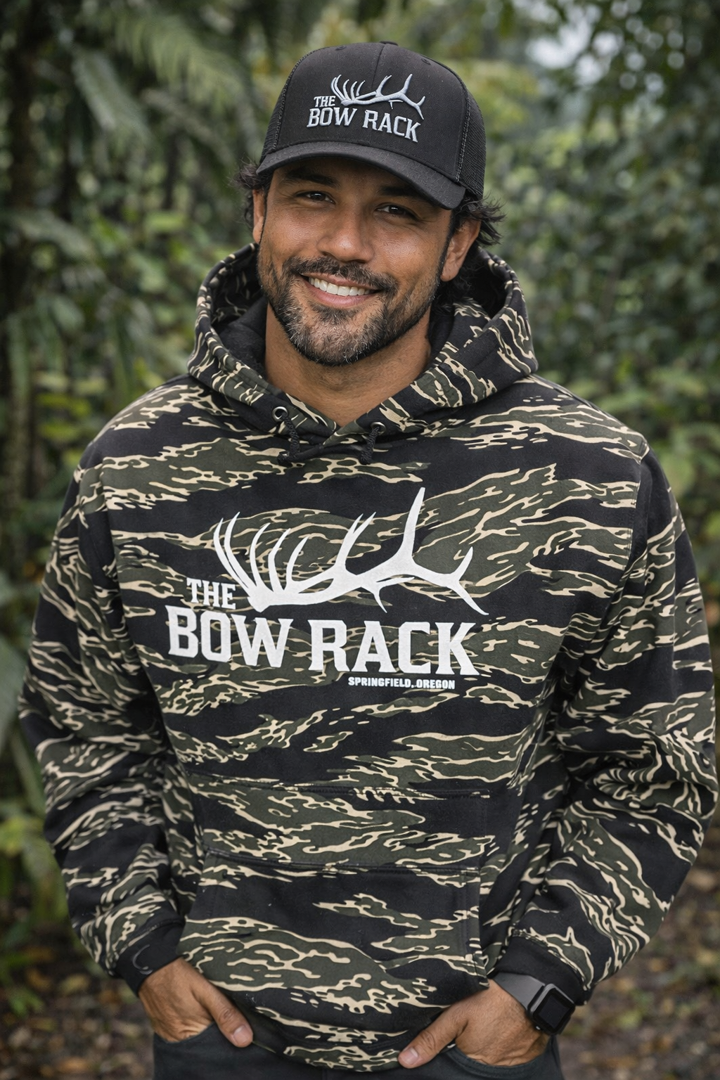 Bow Rack Tiger Hoodie