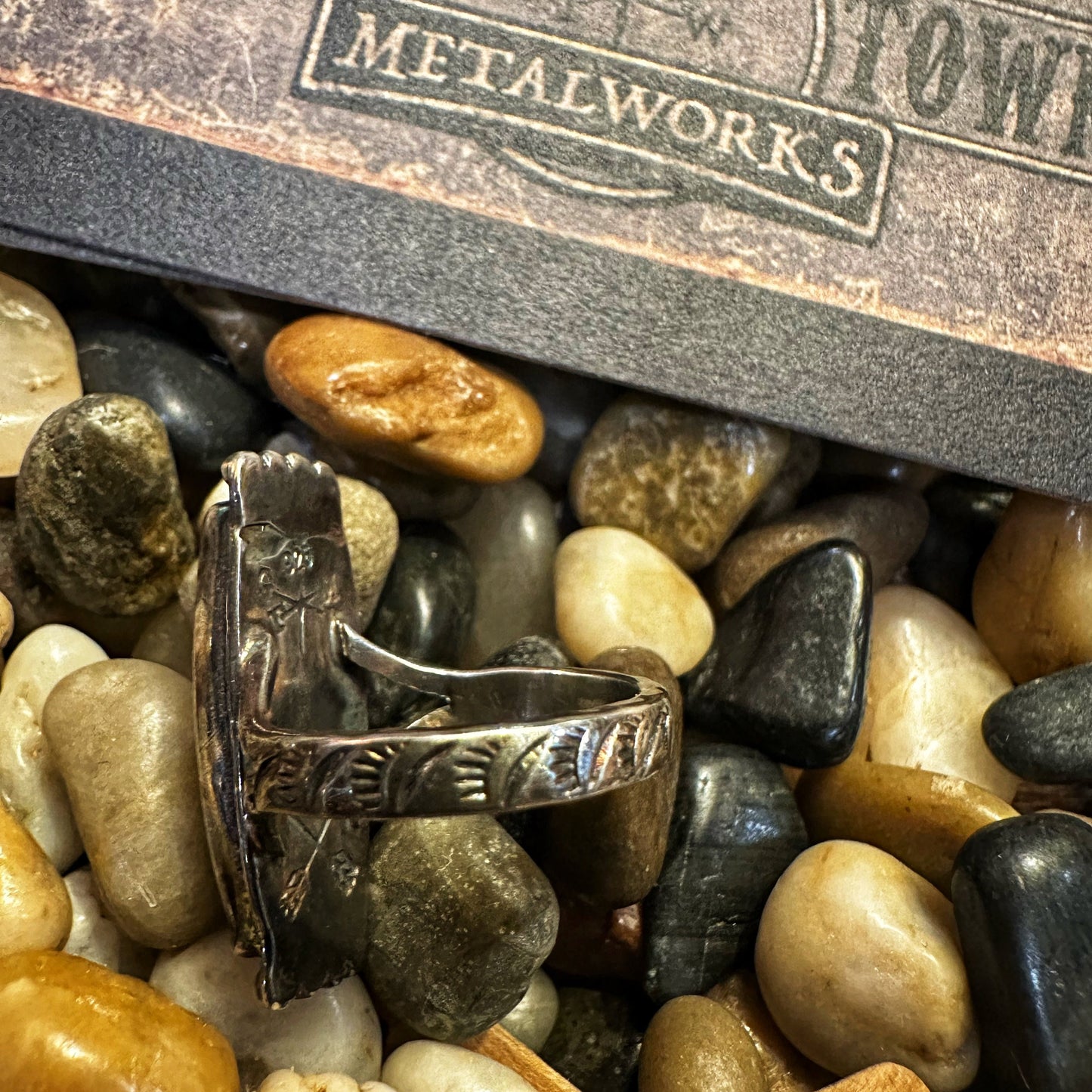 GTMW White Buffalo Ring Size 7